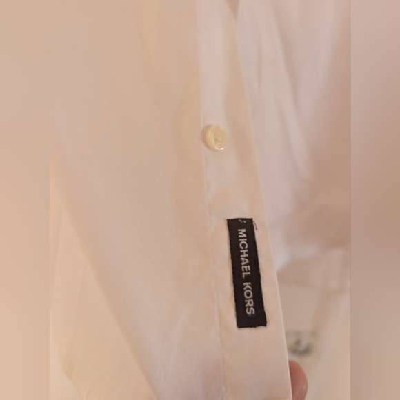 Michael Kors Classic White Shirts slim Fit - Picture 3 of 16